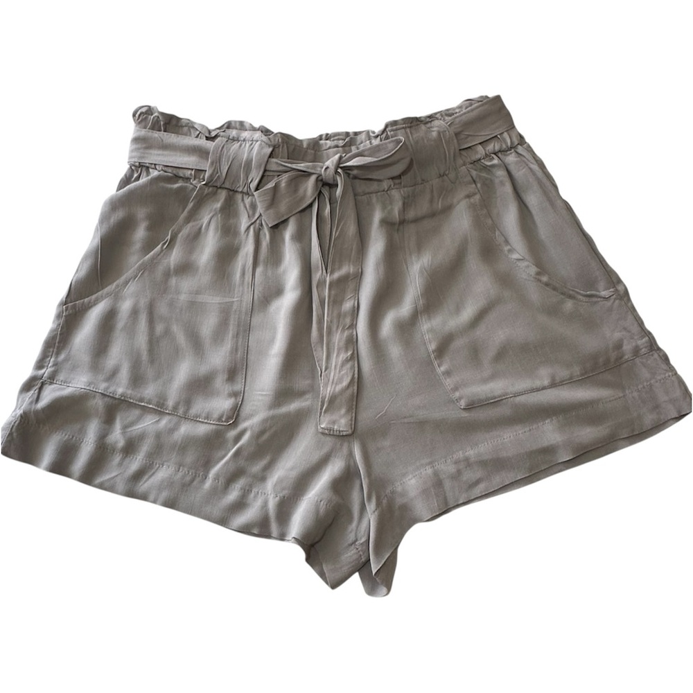 Indigo Rein Paper-Bag Waist Tie Shorts Rayon Casual Boho XL